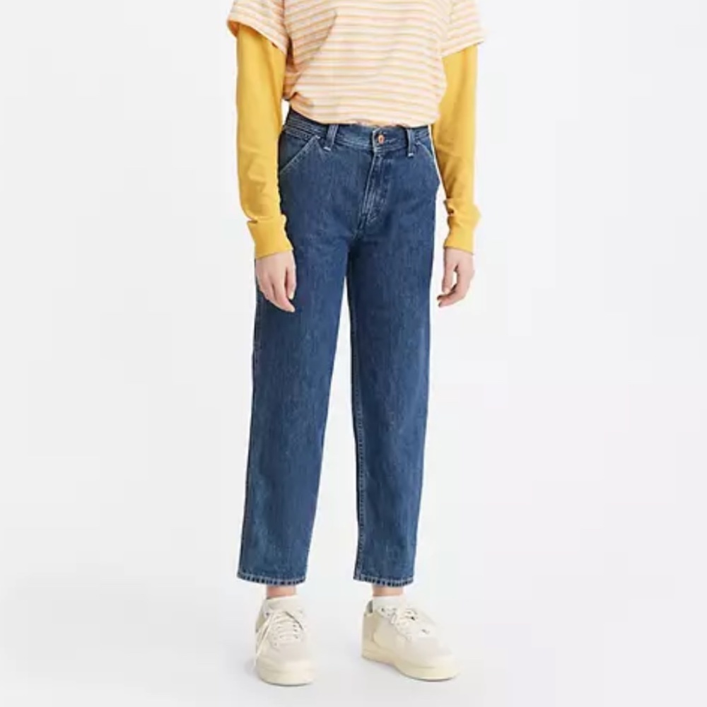 NWT LEVI'S PREMIUM PAINTER BOY JEANS!!! Size 25